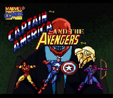 Captain America and the Avengers (USA) screen shot title